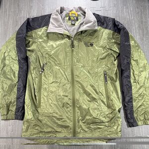 Mountain Hard Wear Men’s Med Full Zip Fleece Lined Ripstop Jacket Green